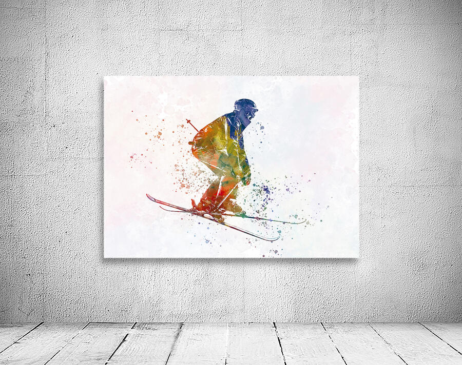 Skier Wall Preview