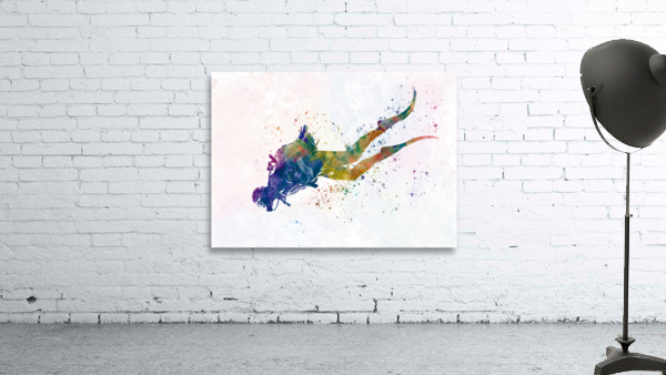 scuba diver Wall Preview