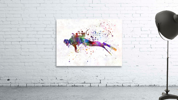 scuba diver Wall Preview