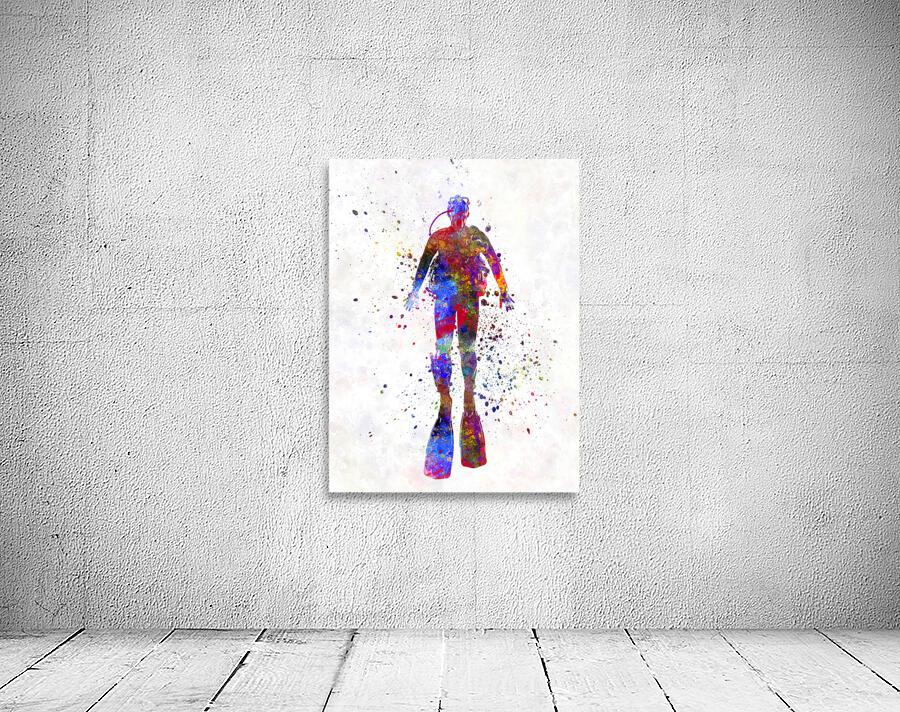 scuba diver Wall Preview