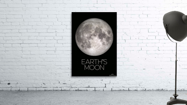 Moon-Nasa poster Wall Preview