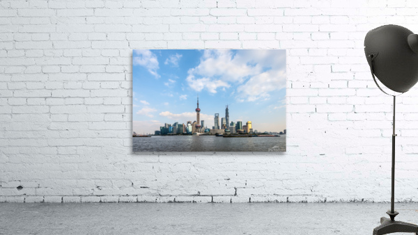  shanghai skyline Wall Preview