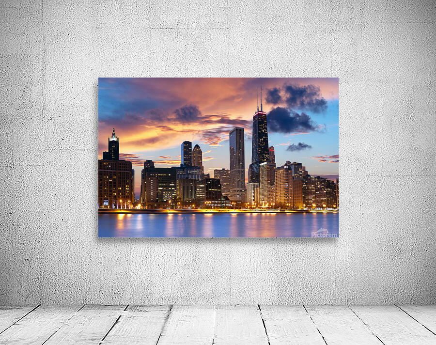  chicago skyline Wall Preview