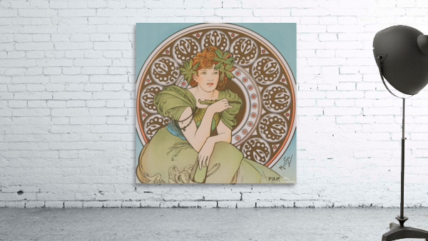 Alphonse Mucha Wall Preview