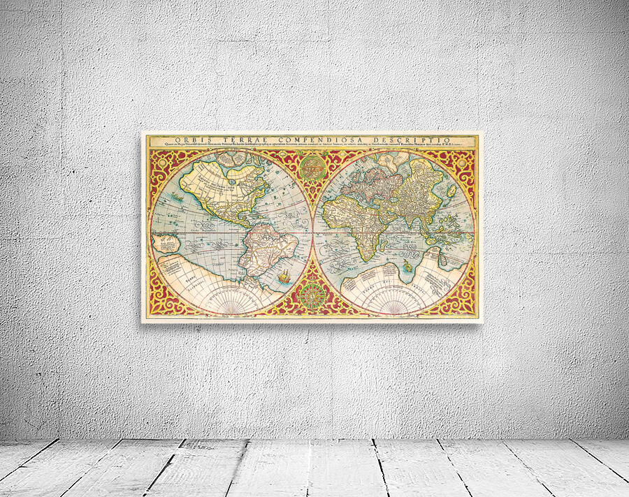 ancient world map Wall Preview