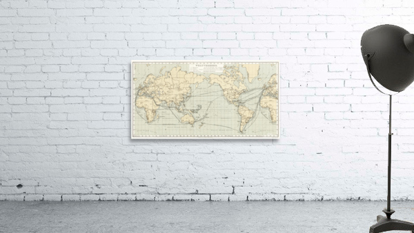Maps-Ancient World Map Wall Preview