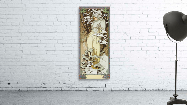 2599 Alphonse Mucha Winter Wall Preview