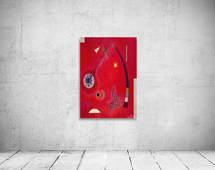 3986 Vasily Kandinsky Tense in the corner by artvi Wall Art