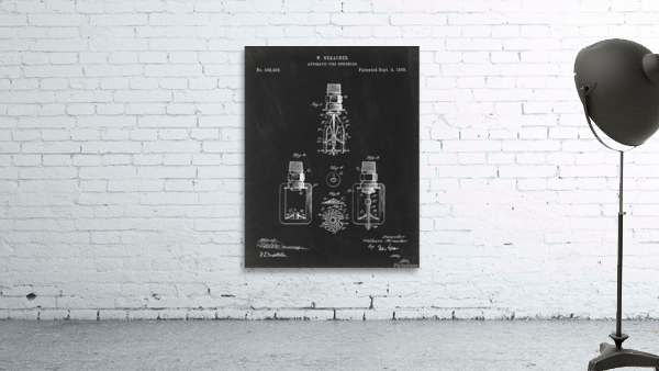 5996 Automatic Fire sprinkler patent Wall Preview