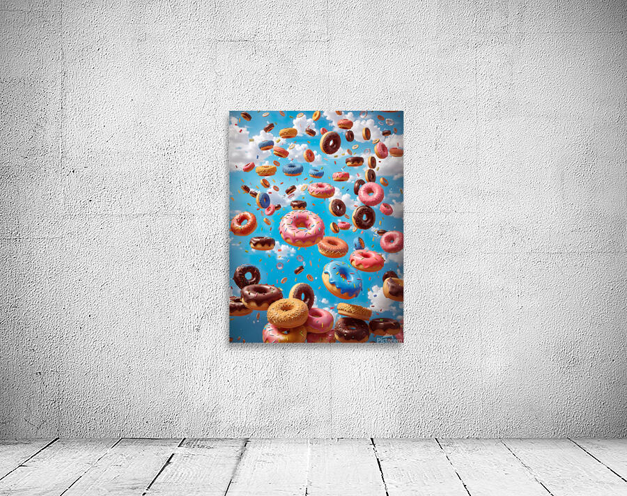shower of donuts Wall Preview
