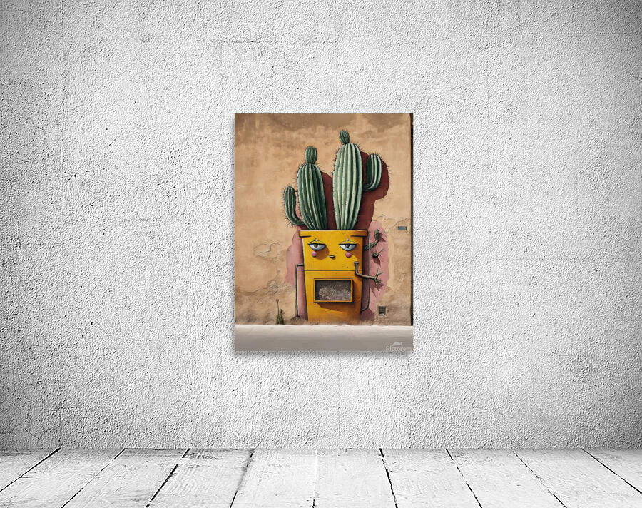 vintage cactus Wall Preview