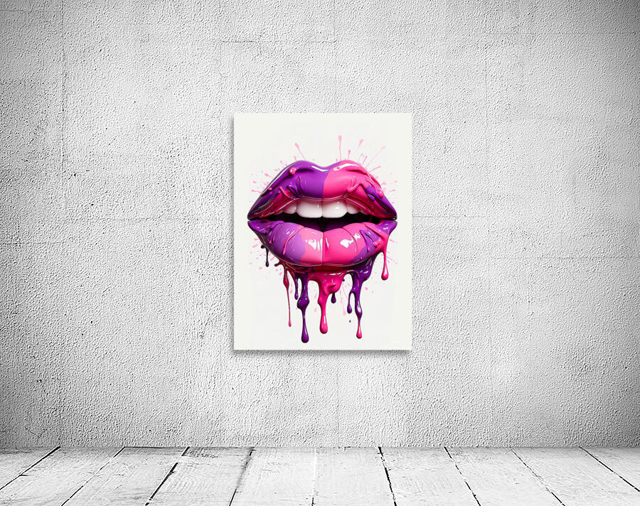 Lips and fluids Wall Preview