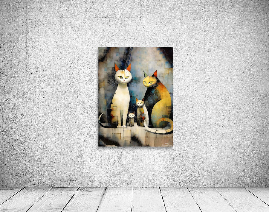 cat family Wall Preview