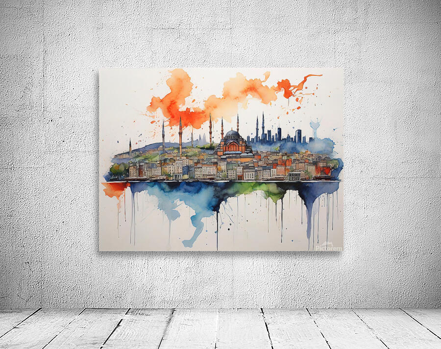 ISTAMBUL SKYLINE Wall Preview