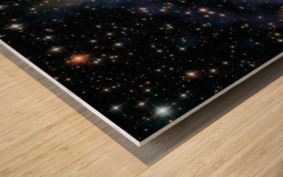 hubble telescope high definition image 01 17 Wood print