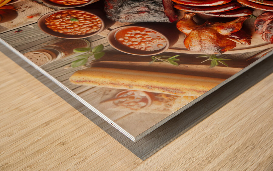 meats to prepare meats for barbecue selection of  1714757275.2939 Wood print