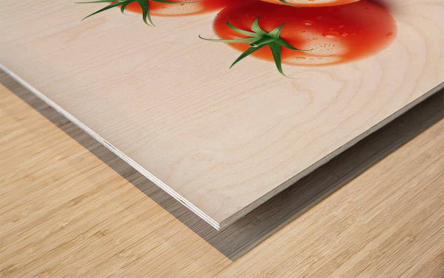 Tomatoes food photography 18 1715894837.678 Wood print