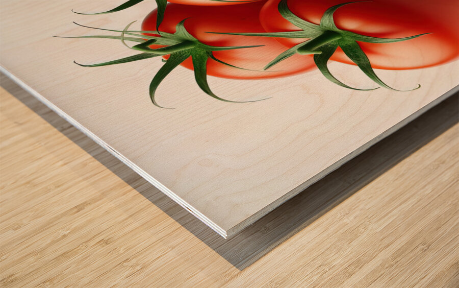 Tomatoes food photography 1 Wood print