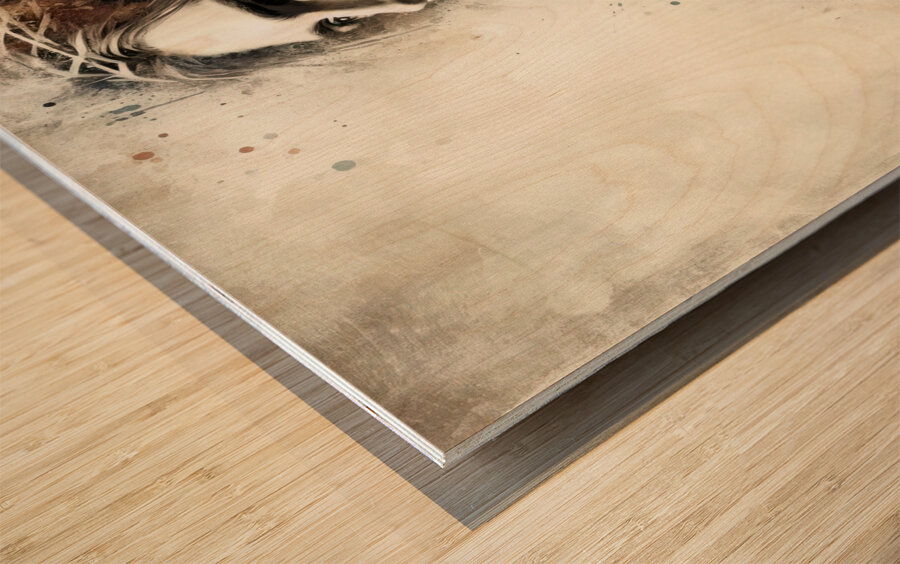 32 Portrait of Jesus Christ on abstract grunge ba Wood print