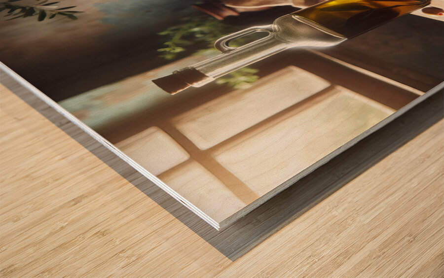 olive oil Spanish oil Mediterranean diet liquid g 1717086820.5507 Wood print