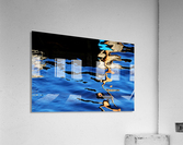 Gold In Motion Acrylic Print