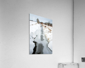 Rural Winter Creek Acrylic Print