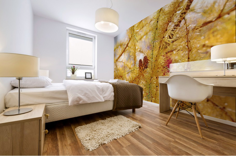 Tamarack Gold Mural print