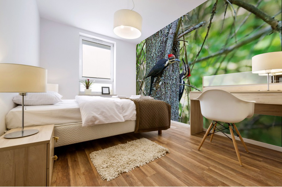 Knock On Wood Mural print