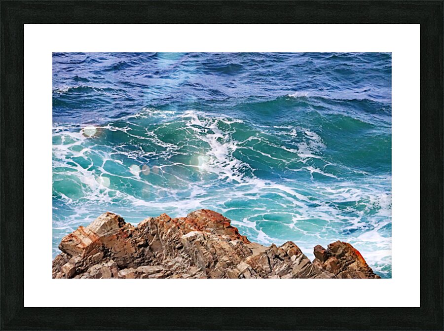 Rock And Waves Bonavista Peninsula I Picture Frame print