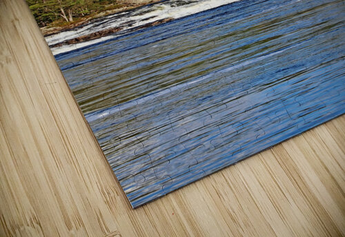 Moon River Waterfalls Vertical Deb Oppermann puzzle