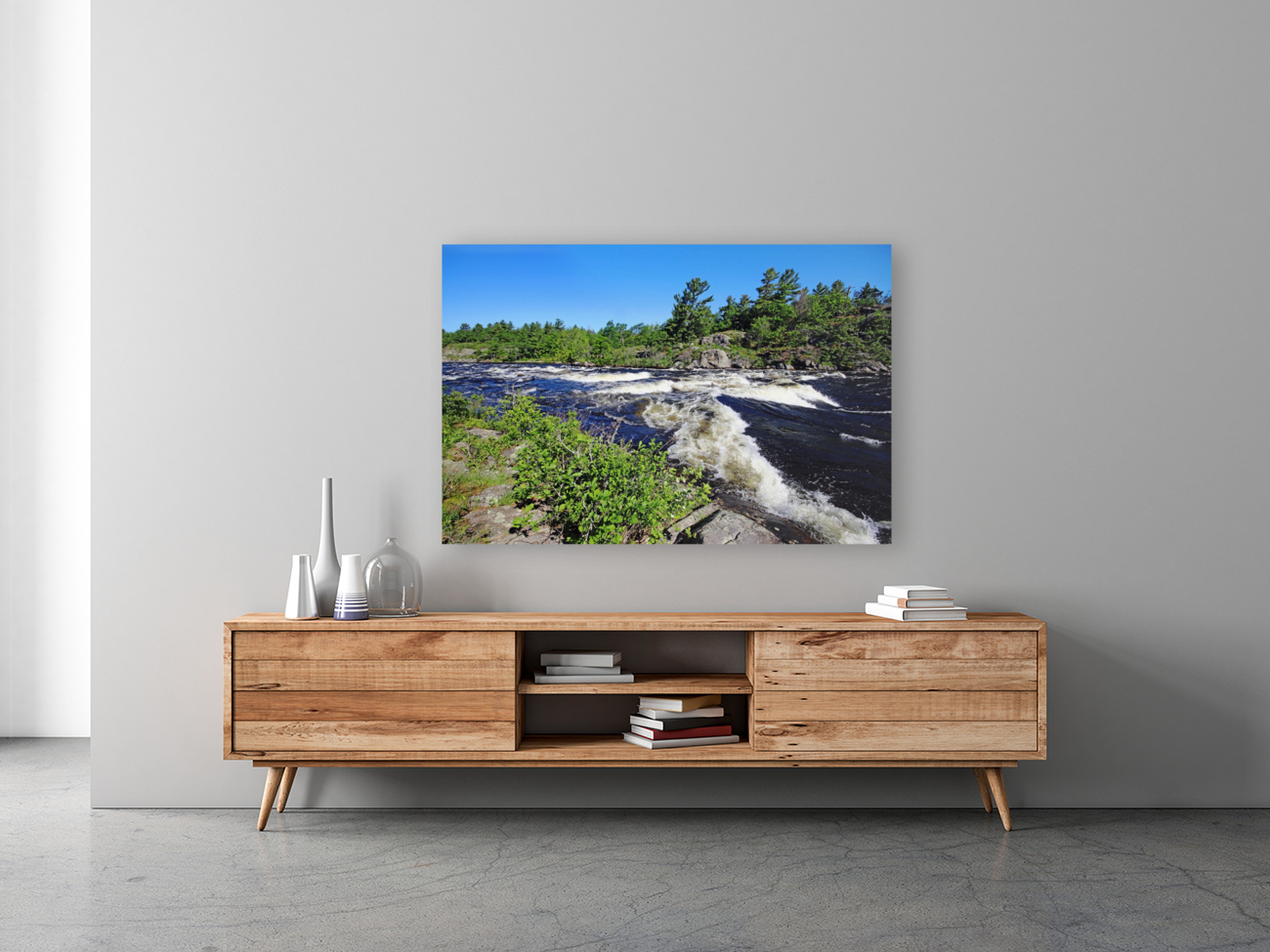 Whitewater Dalles Rapids I Reproduction