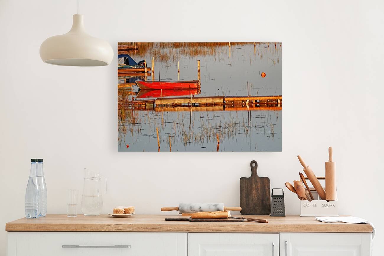 Docked At The Key River Reproduction