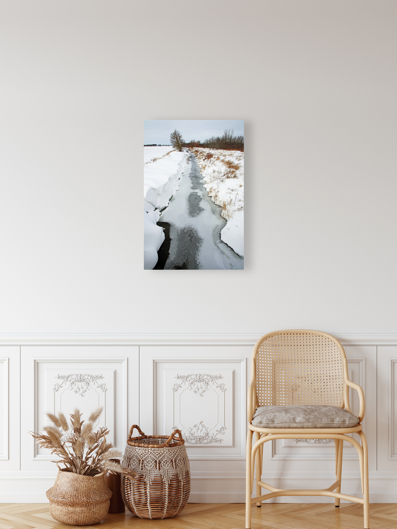 Rural Winter Creek Reproduction