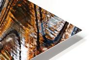 Zigging And Zagging Abstract HD Metal print