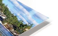 Moon River At The Falls HD Metal print