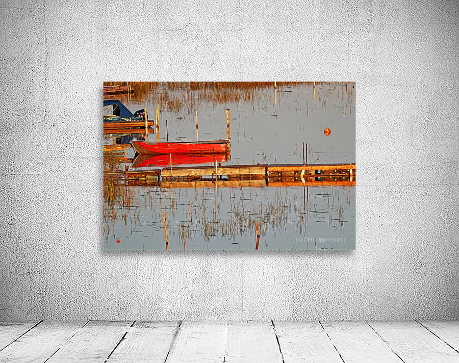 Docked At The Key River Wall Preview