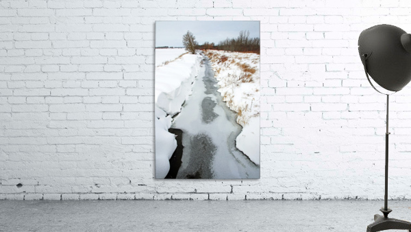 Rural Winter Creek Wall Preview