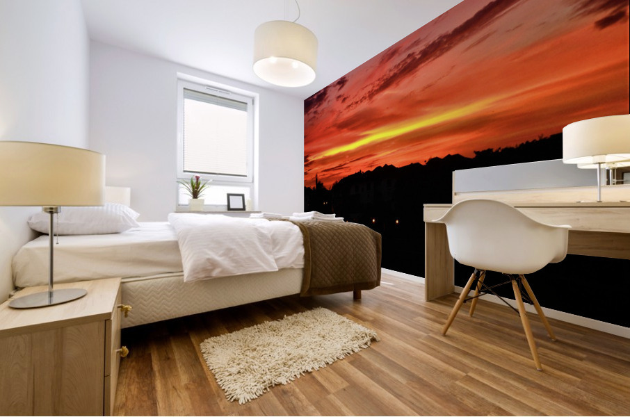 Rang Mural print