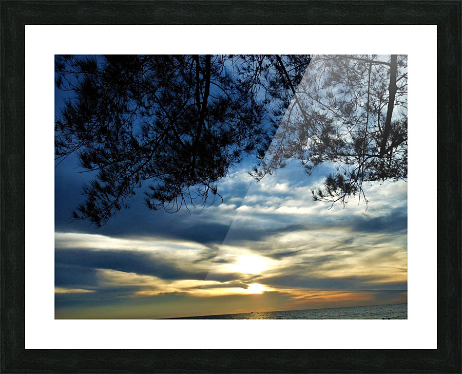 Aasmani Picture Frame print