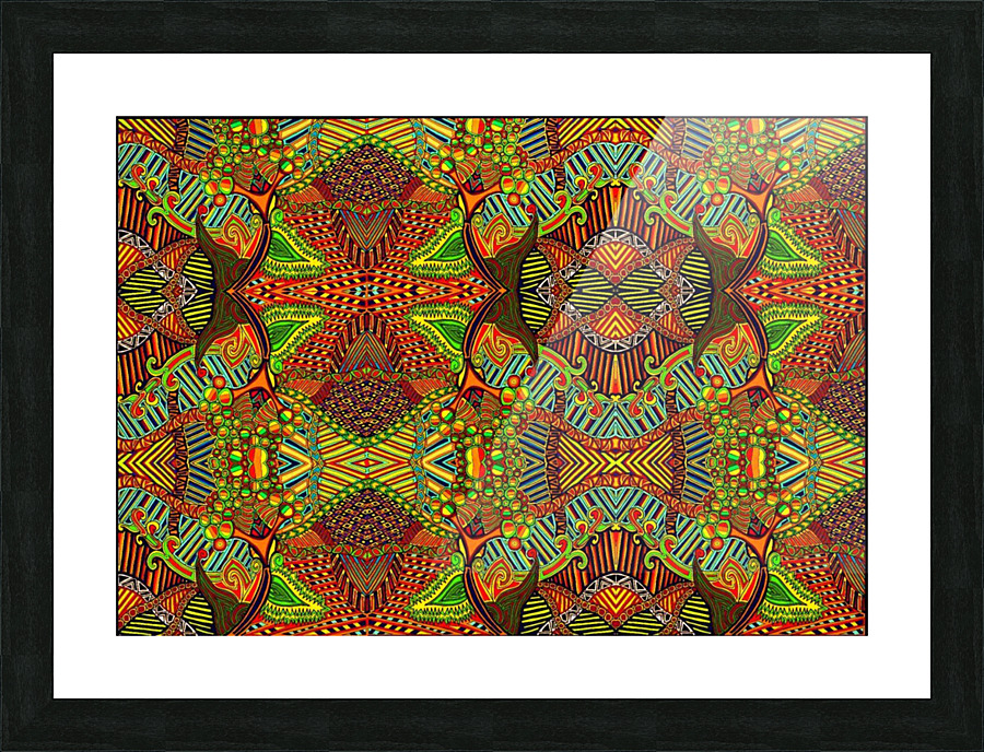 Phosphenes Picture Frame print