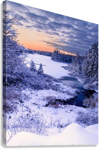Half Mile Lake Canvas Print