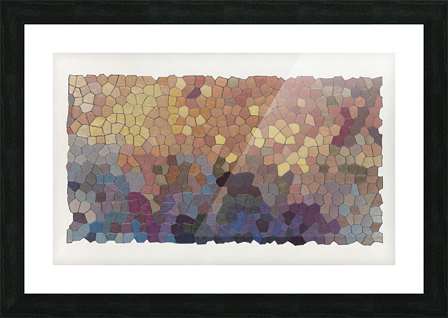 Mosaic Dreams  Picture Frame print