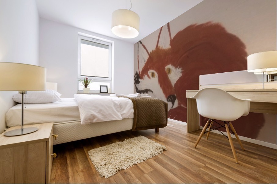 Red Fox Mural print