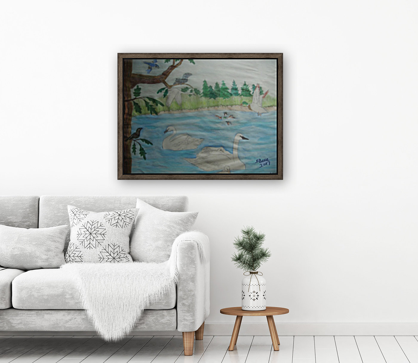 Swan Pond Reproduction