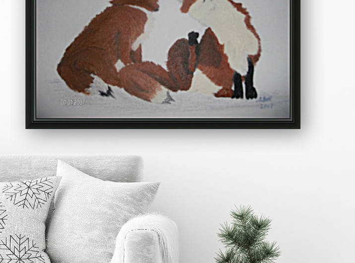 Red Fox pair Reproduction