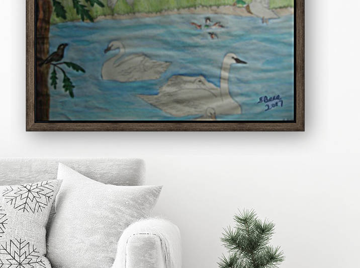 Swan Pond Reproduction