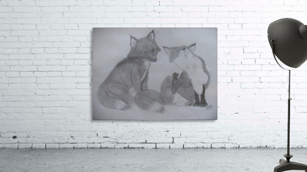Fox Pair Wall Preview