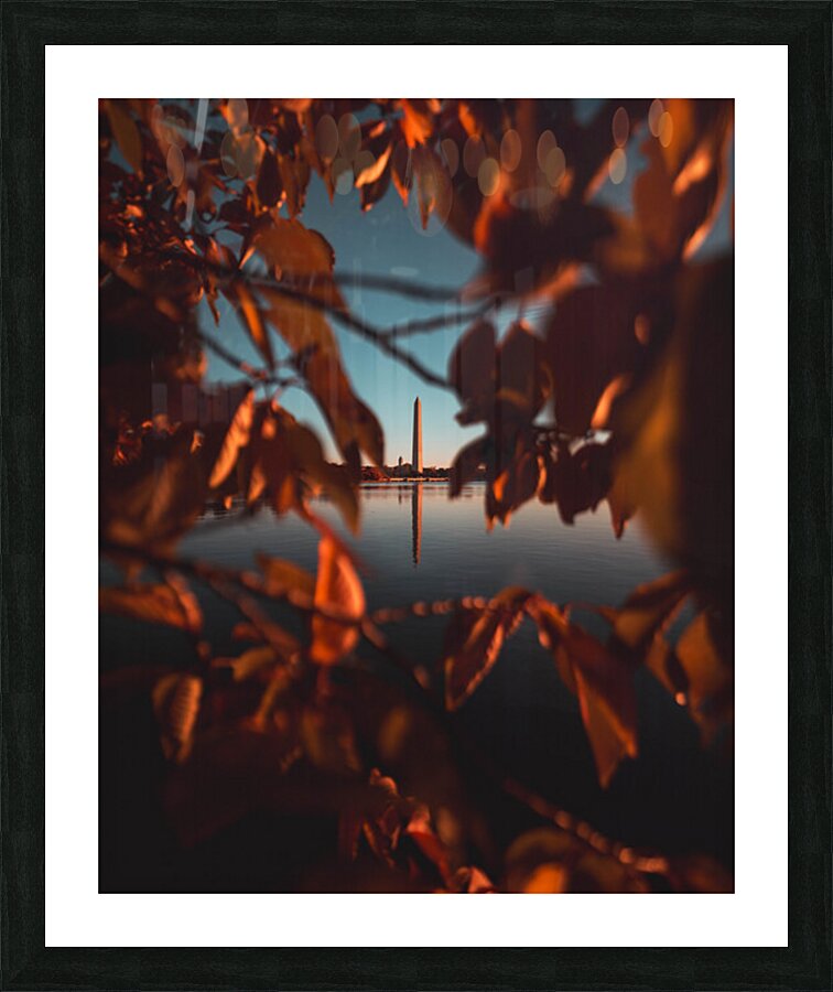 FALL THROUGH Picture Frame print