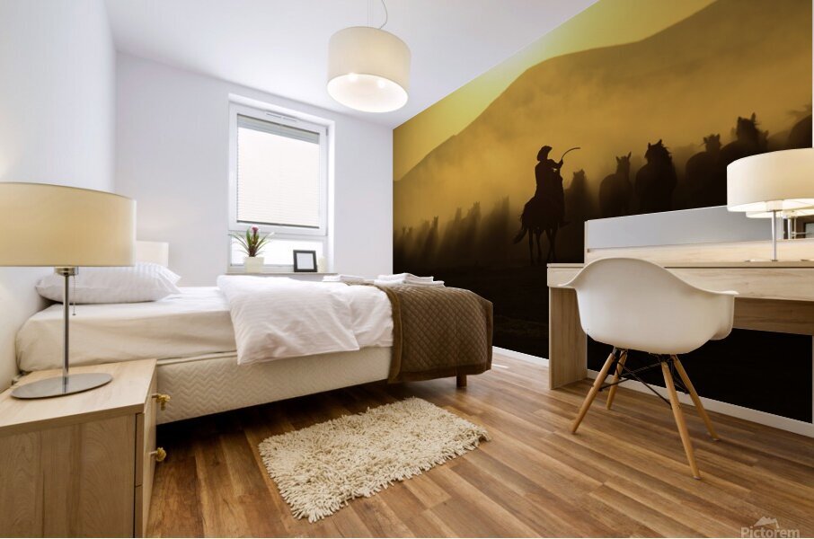 Chasing the Jades Mural print