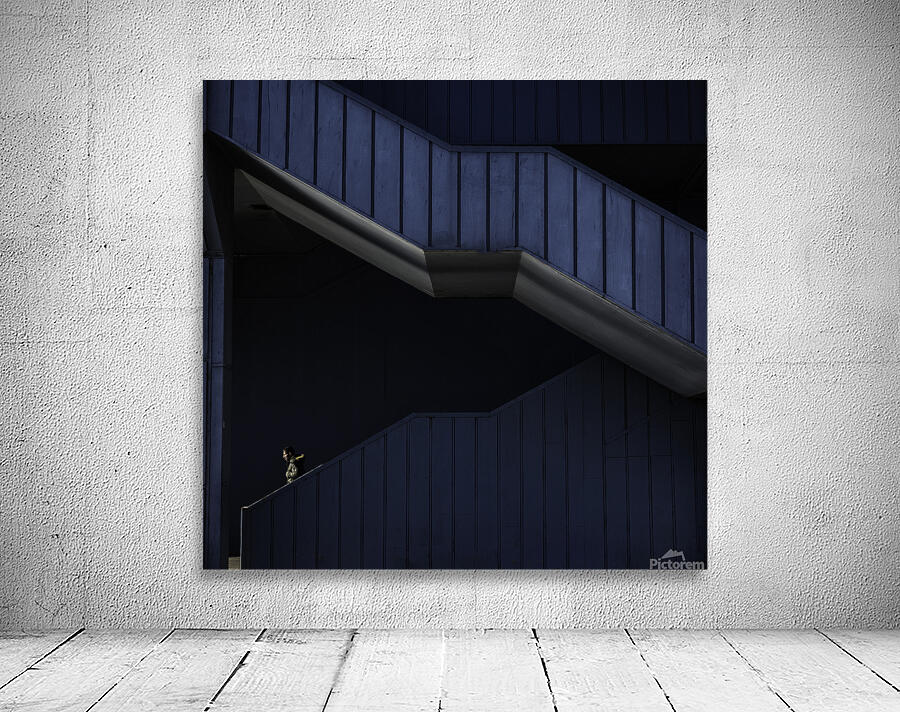 Human in Geometry Wall Preview